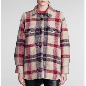 Isabel Marant Etoile Wool Shirt Jacket, Size 10
